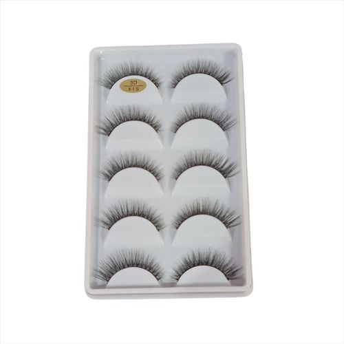 Cílios 3D com 5 Pares Tipo:X15| Cílios 3D com 5 Pares Tipo:X15|